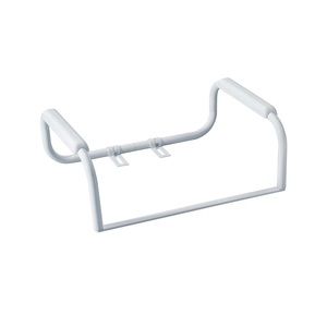 Moen DN7015 Home Care 23.25-Inch Toilet Safety Bar Rails, Glacier